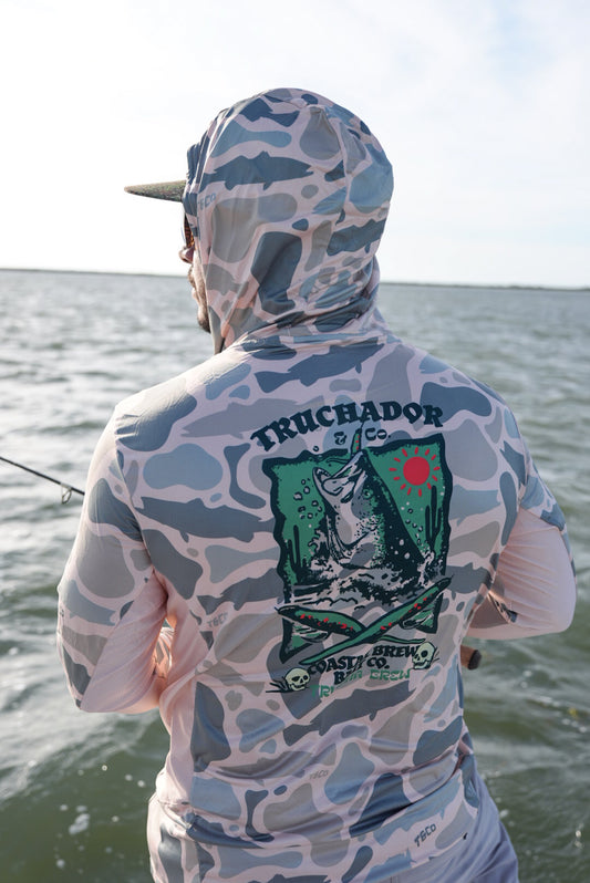 Truchador x Coastal Brew Baits Hooded UPF Shirt