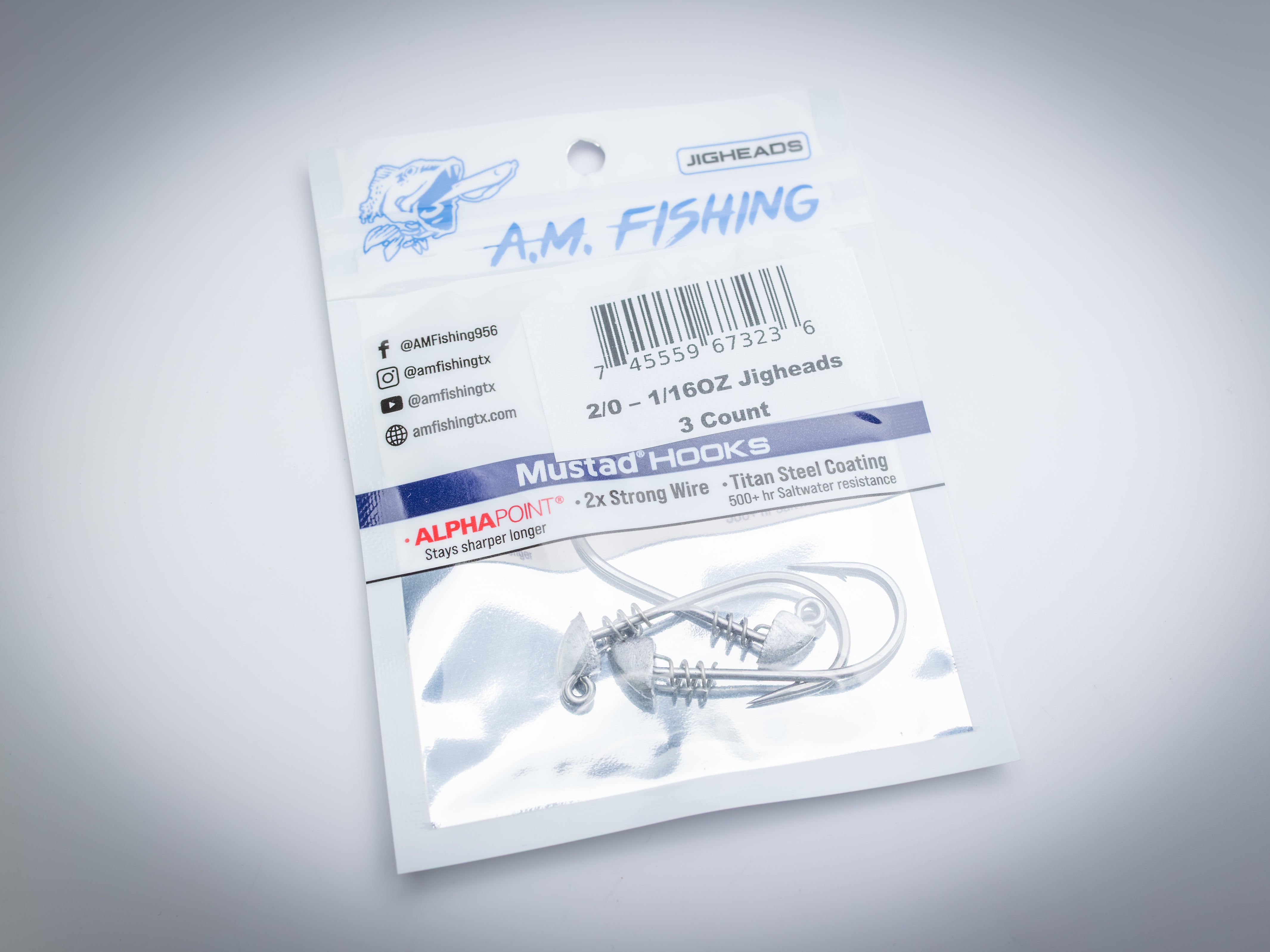 A.M.Fishing AlphaPoint Jigheads – Coastal Brew Bait Co.