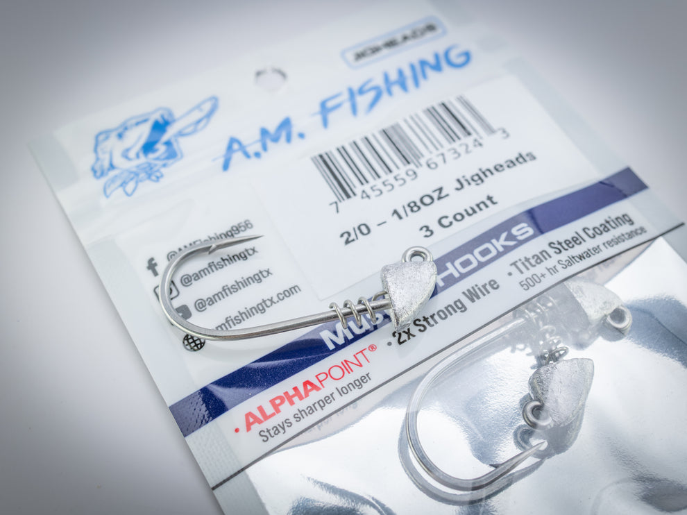 A.M.Fishing AlphaPoint Jigheads – Coastal Brew Bait Co.